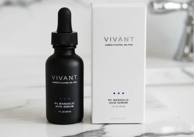 Serum on Veined Marble